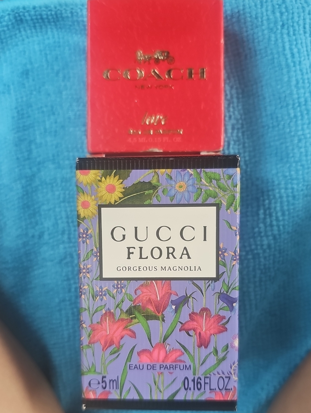 GUCCI & COACH DABBER BUNDLE! GUCCI FLORA MAGNOLIA 5ML & COACH LOVE 4.5ML DABBER